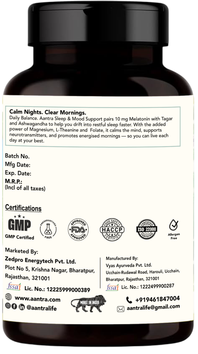 Aantra Sleep & Mood Support